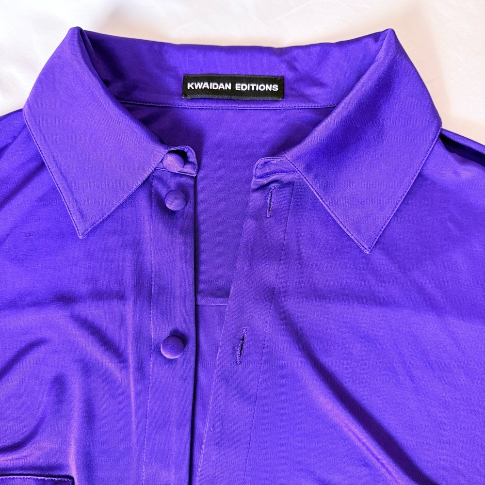 Kwaidan Editions Purple Viscose Jersey Blouse Size 38/6 Made in Italy